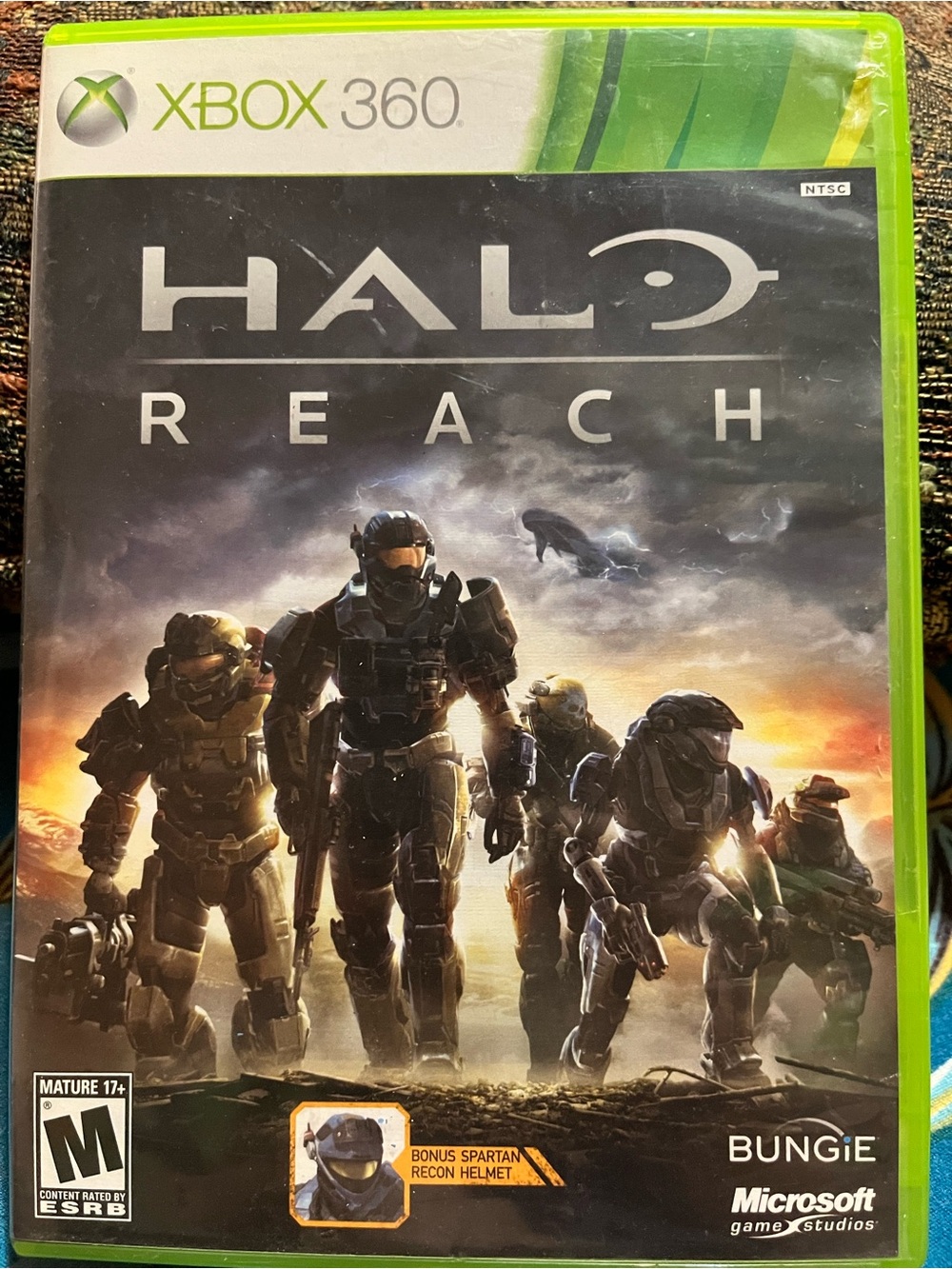 Microsoft Xbox 360 Halo: Reach — Black & Green Cover